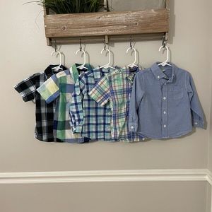 Toddler Button Up Shirt bundle size 2T